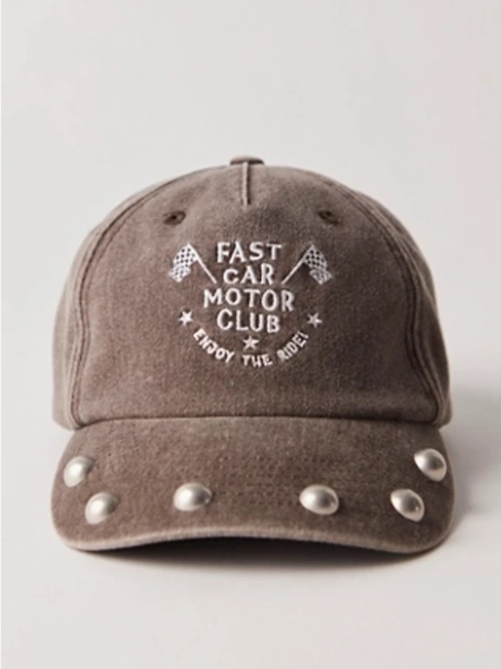 NWOT Free People Understated Leather Stud It Baseball Hat